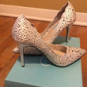 Blue by Betsey Johnson wedding shoes